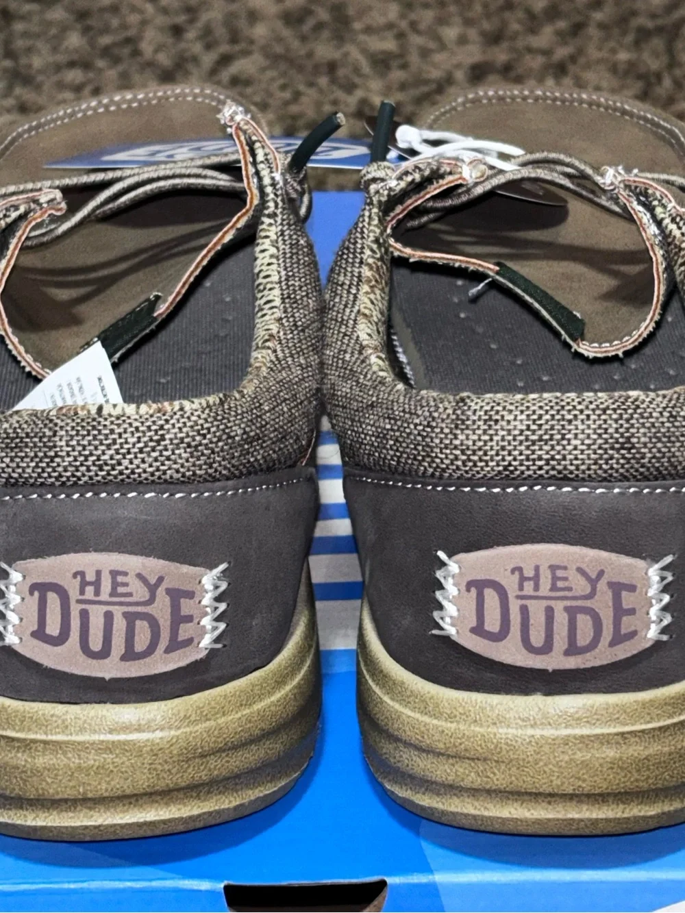 Hey Dude Boys Shoes Size 6 New in Box Paul Y Classic Color Nut Slip On Preppy